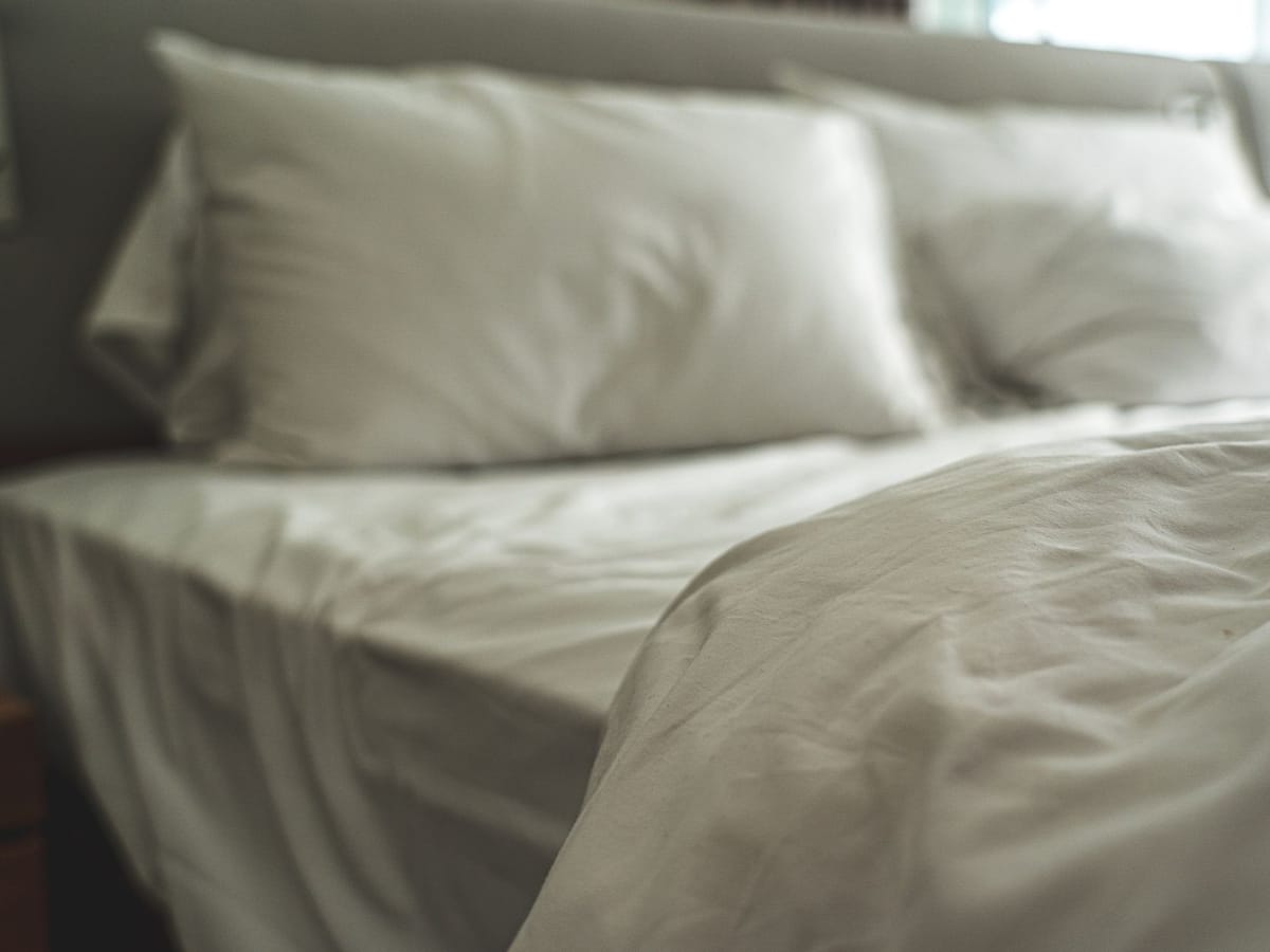 Bed linens and white home textiles