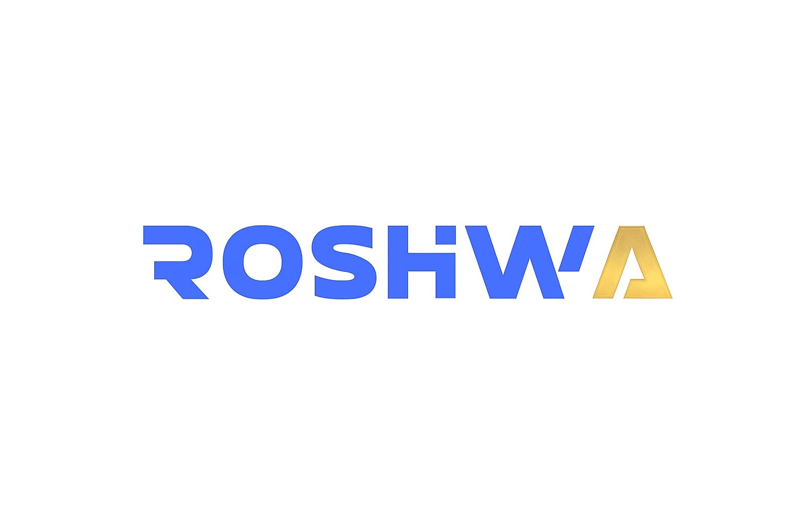 ROSHWA INTERNATIONAL wordmark: global sourcing, India