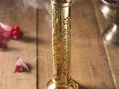 Agarbatti + brass lamps